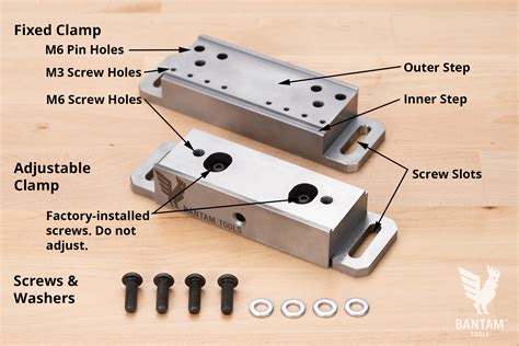 low profile cnc vise 2 part|low profile milling vise.